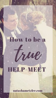 how to be a true Helpmeet