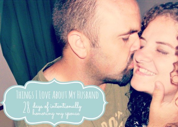 things i love about my husband {1} the morning routine