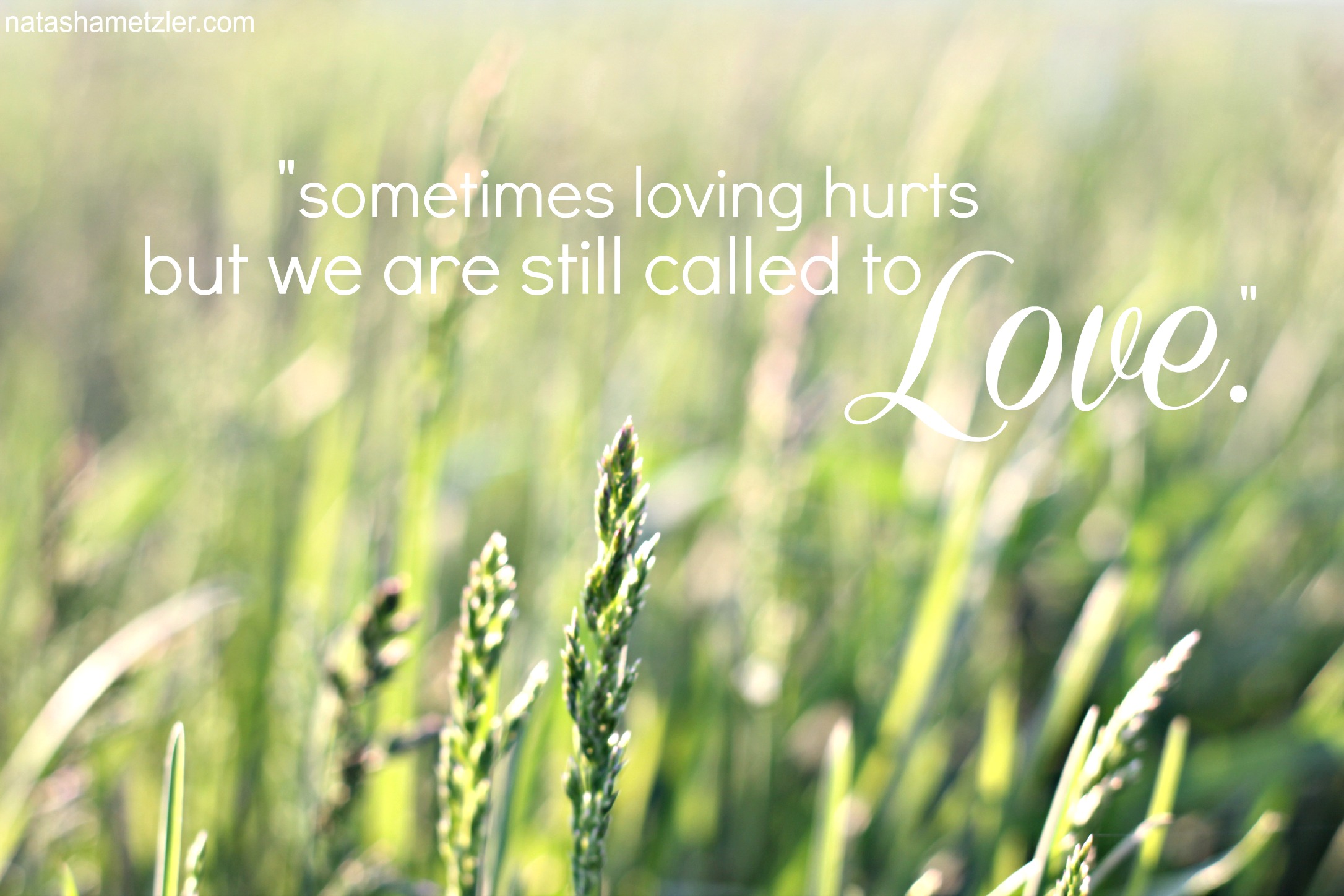 when loving hurts
