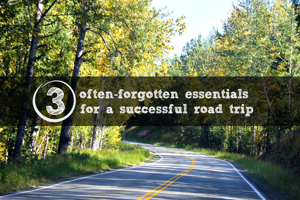3 often-forgotten essentials for a successful road trip