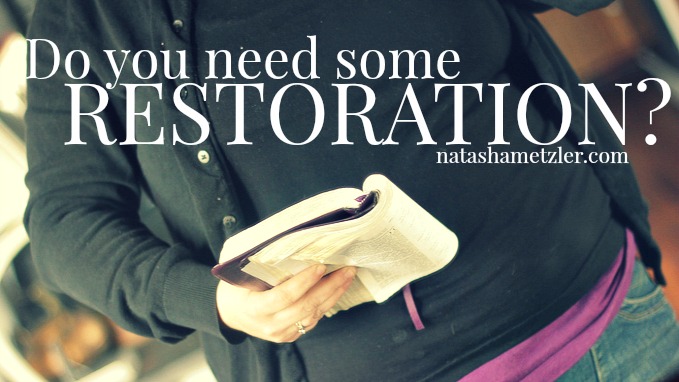 Do you need some restoration?